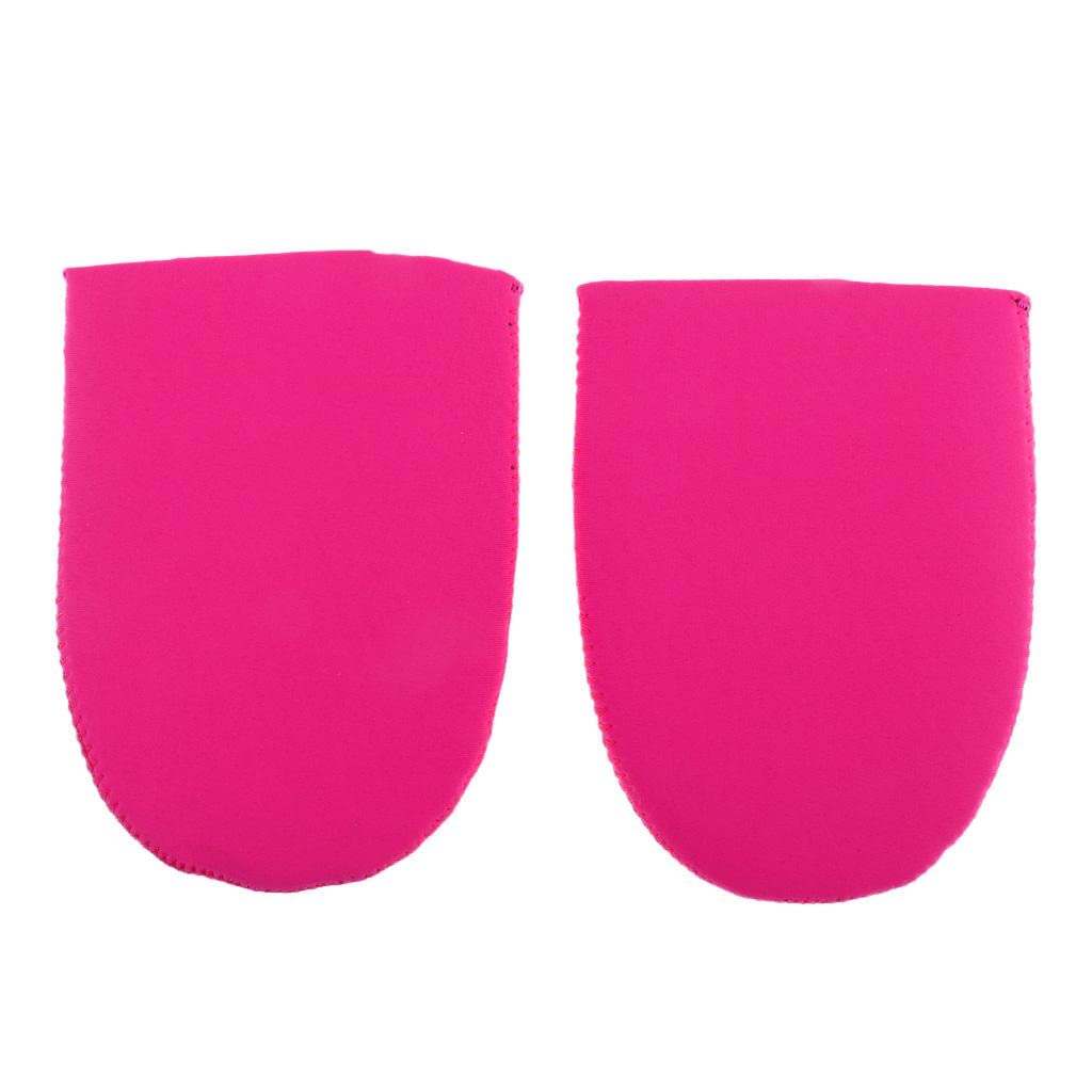 1 par de calcetines de neopreno para correr, ciclismo, senderismo, caminar, color rojo rosa