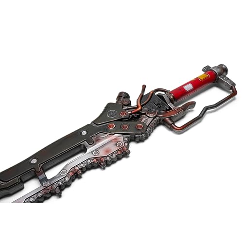 F-Out Ripper Chainsword Foam Replica | 37” Collectible Cosplay Weapon | Safe LARP Prop for Display & Costume | Post-Apocalyptic Game Memorabilia - Thumbnail 4