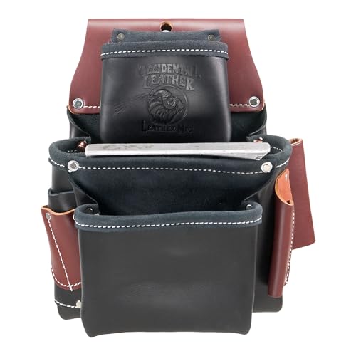 Occidental Leather B5060 3-Pouch Pro Fastener Tool Bag - Black