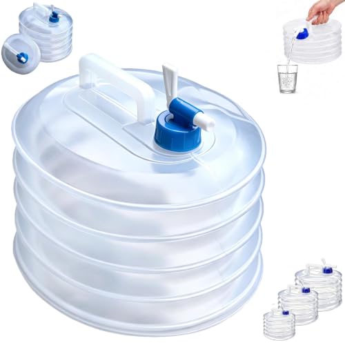 YOZO Agua Plegable - Bidon de Agua con Grifo,5l 10l 15l (5L)