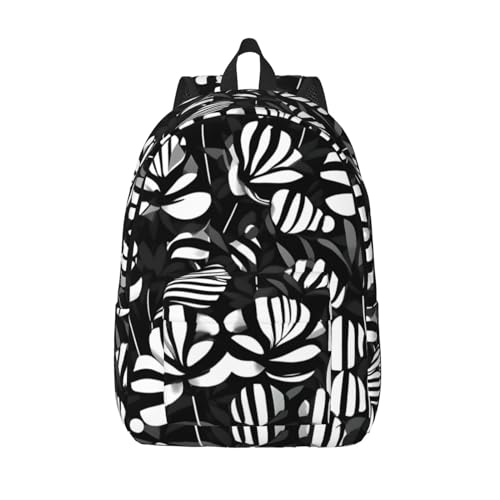 Bolsa de trabajo para mujer con estampado de flores mochila para laptop universitaria grande