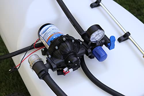 Master Mfg 36-Gallon Premium Trailer Broadcast Sprayer - 10ft Swath, 3.0GPM, 60PSI Max