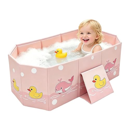 Tub de douche à trempage pliable pour laver les enfants sans baignoire