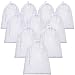 TecUnite 10 Pack Nylon Mesh Stuff Sacks Durable Mesh Bags with Sliding Drawstring for Breast Pump Dishwasher, White