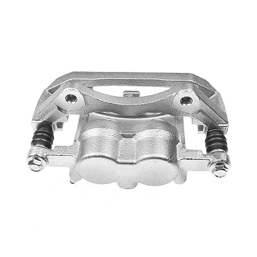 Image of Detroit Axle - Front Right Brake Caliper for Ford Explorer Flex Taurus Lincoln MKT MKS Passenger Side Brake Caliper with Bracket Replacement
