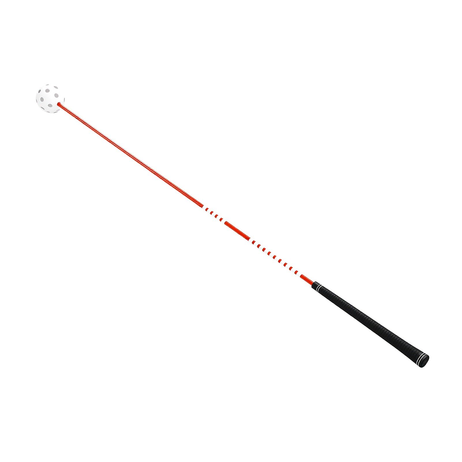 Drfeify Entrenador de Swing de Golf, Palo de Práctica de PP y Fibra de Vidrio, Ayuda Portátil para Entrenamiento de Golf de 119 Cm con Retroalimentación Auditiva, Memoria Muscular y Entrenamiento de
