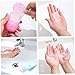 Jualyue Portable Travel Soap Sheets, 10 Pcs Disposable Soap Paper Flakes for Travel Outdoor Kitchen Toilet (Random Color)