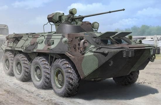 中古品　1/35ミリタリー・トランペッター　BTR系　3点 中古品1/35ミリタリー・トランペッターBTR系3点