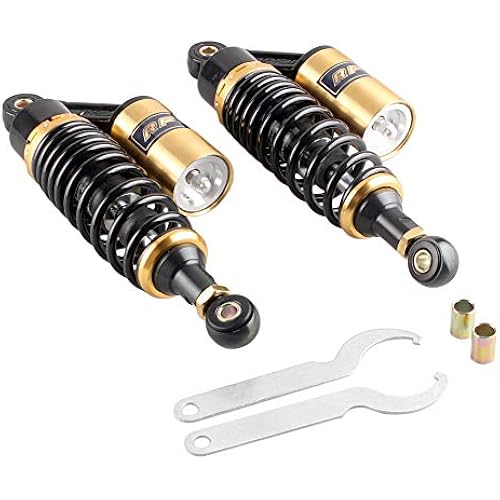 11" Rear Adjustable Air Shock Absorbers eye to eye 50-110cc Universal