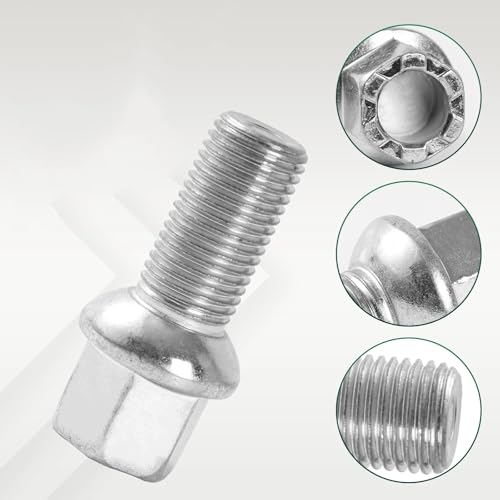 Pernos de rueda esféricos con ajuste preciso para tuercas de coche CC y Jetta 6