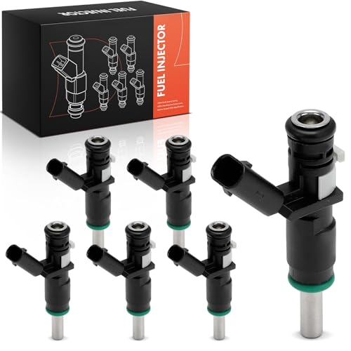 Frankberg 6x Einspritzventil Einspritzdüse Kompatibel mit C-Klasse W203 C230-C350 C-Klasse W204 C230-C350 C-Klasse Coupe CL203 C230 C350 Replace# 68011710AA