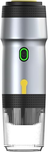 Miniatura 1 de Máquina de café espresso eléctrica portátil, cafetera portátil para viajes, cafetera de café expreso autocalentable, compatible con café molido y