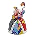 Enesco Disney by Romero Britto Alice in Wonderland Queen of Hearts Holding Flamingo Mallet Figurine, 8.27 Inch, Multicolor