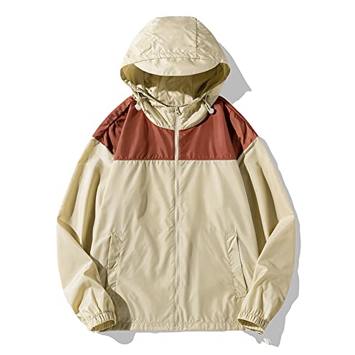 Veste ample d'été surdimensionnée unisexe kaki XXL pour protection solaire streetwear