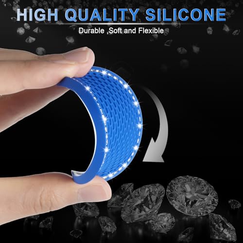 Portavasos de silicona JUSTTOP para carro 2 unidades azul miniatura 5