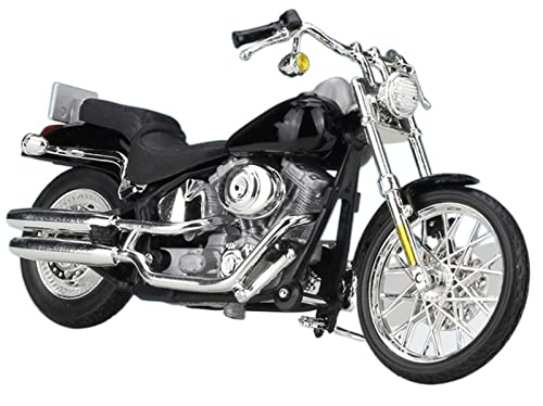 Moto Harley Davidson 2000 FXSTD en alliage 1:18, miniature rétro de collection