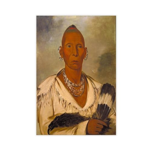 Poster Black Hawk 30x45cm décoration moderne de chambre sans cadre