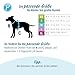 Petlando Hundegeschirr gepolstert, Mesh Y-Comfort, weich, stufenlos verstellbar, besonders leicht & atmungsaktiv, fellschonend, ergonomisch, Brustgeschirr für mittelgroße Hunde, Olive, M