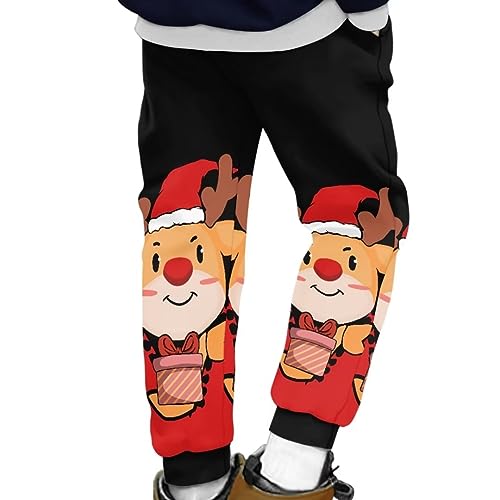 Hawapod Kids Sweatpants Elastic Waist Flap Pants Youth Lightweight Casual Pants Boys 6-7 Years3