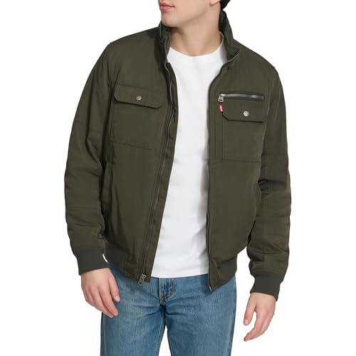 Levi's Mens Men's Stand Collar Utility Bomber
