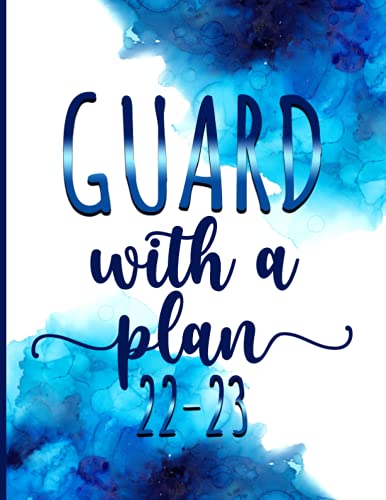Guard With A Plan│ 2022-2023 Monthly Calendar Planner: Guard Gag Gifts │ Funny Organizer Diary Book To Dos Notes Password Log Monthly Budget For Appreciation birthday christmas image 2