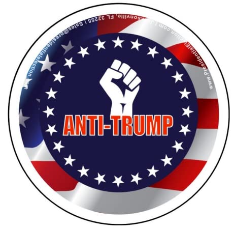 Presidential Election Historical Center Complete Set Anti Trump Campaign Button Set of 8 pins (NOTRUMP-ALL)