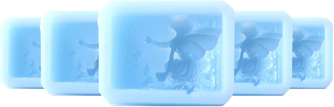 Flower Fairy Rectangle Silicone Mould x 5