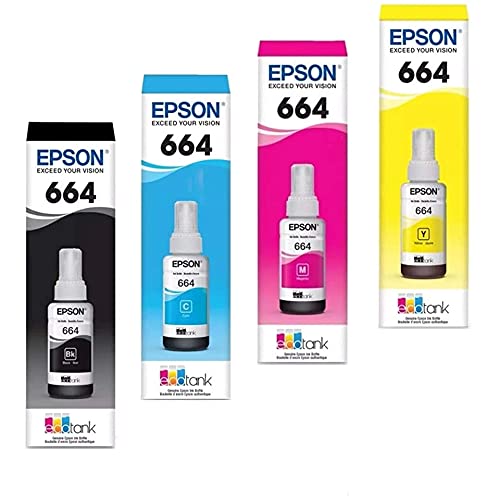 EPSON- 4 Tintas para L120 L220 L310 L395 L575 L565 Kit Especial DECME