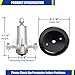SCBHWJ Spindle Assembly 187292 187281 192870 532187292 532187281 532192870 with Pulley 195945 197473 Fit Husqvarna 42