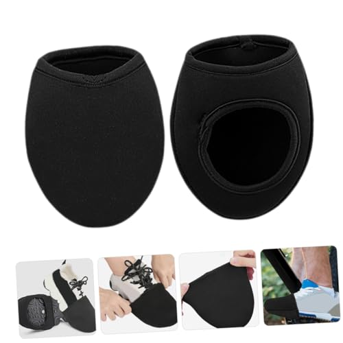 Cubiertas para zapatos de ciclismo a prueba de viento, cubiertas para dedos, calentadoras para ciclismo, overshoes cálidos para ciclismo al aire libre miniatura 5