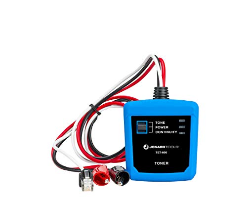 Image of Jonard Tools TETP-800 Cable Tester Tone and Probe Kit for Testing Cable Continuity and Telephone Line Polarity