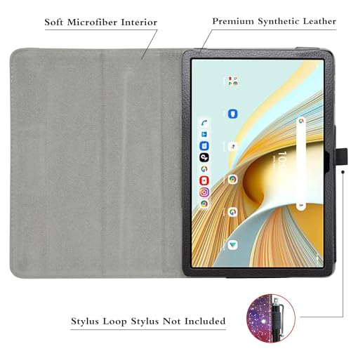 Funda UMIDIGI G3 Tab elegante de piel sintética con acabado premium 5