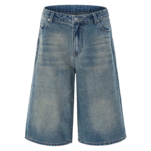 Jean court ample homme jambe large résolvant le manque de confort Hip Hop