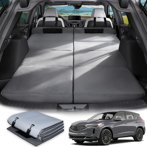 Image of Car Bed for Acura RDX, Foldable Non-Inflatable Soft Foam Camping Mattress, Thickened Portable SUV Trunk Sleeping Pad, Air Mattress Upgrade for Camping & Travel Essentials, Outdoor Sleeping Bed