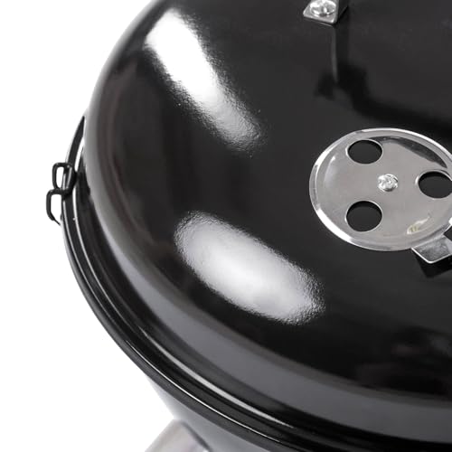 Mini Kugelgrill Rosmarino BBQ Kettle Holzkohlegrill mit 36 cm Durchmesser