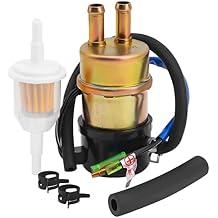 Road Passion 12v Electric Fuel Pump for Kawasaki Mule 1000 KAF450B 1994-1997/Mule 1000 KAF450 1988 / Mule 2500 KAF620C 1994-2000/Mule 2510 KAF620A 4x4 1993-2000/Mule 2510 KAF620B Turf 1993 1995-2000