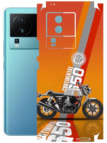 Image of AtOdds - Full Body Back Screen Guard Protector Film - Lamination Wrap Skin Sticker Compatible with IQOO NEO 7 PRO (5G) | Scratchproof Matte Finish (Bullet)
