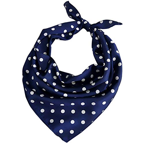 Piazza Donne seta tatto sciarpa di raso Pois capo