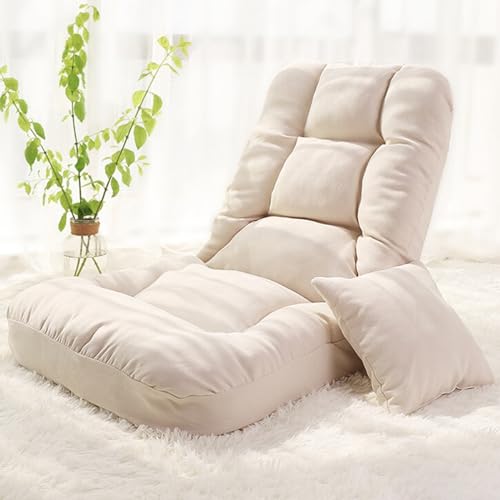 Canapé pliable de sol et coussin de fenêtre pour adulte