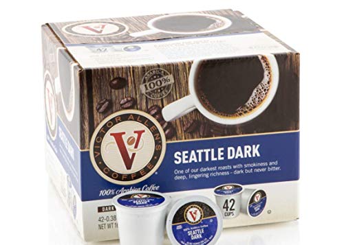 Seattle Dark for K-Cup Keurig 2.0 Brewers, 42 Count, Victor Allen’s Coffee Dark