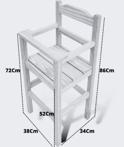 Cadeirão Bebê Para alimentação (Azul)
