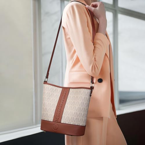 Small Bucket Bags for Women Trendy Crossbody Bags Vegan Leather Designer Shoulder Purses Ladies Handbags2