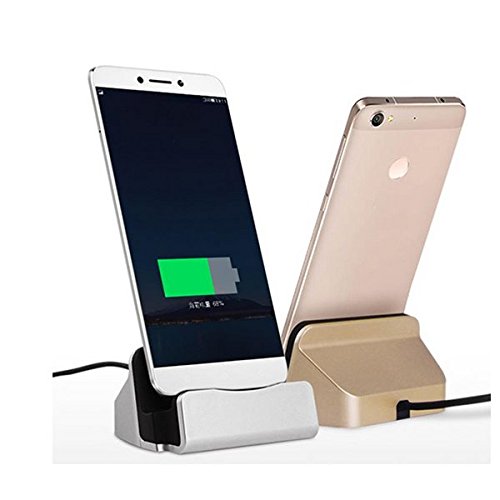 Theoutlettablet® Dock Carga/Sincronización para Smartphone Bq Aquaris E5 / M5 / X5 - Xiaomi Redmi 3 Pro/Redmi 4X Conexión Micro-USB