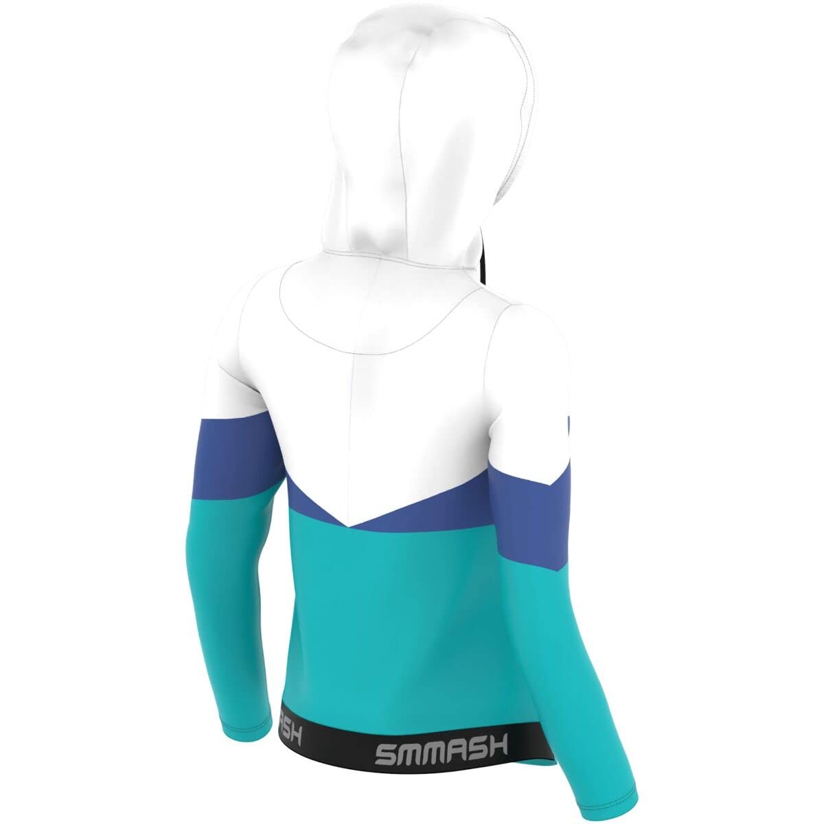 SMMASH Sweat à Felpa con Cappuccio Sportiva per Femme | Longue con poches Haut de Course à Manches | Sweat Allenamento Universale et Streetwear | Prodotto in Europa