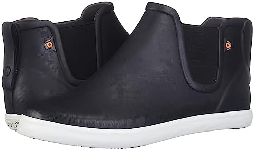 Bogs Women's Kicker Rain Chelsea Ankle Boot, Black Multi, 9 | Image 6
