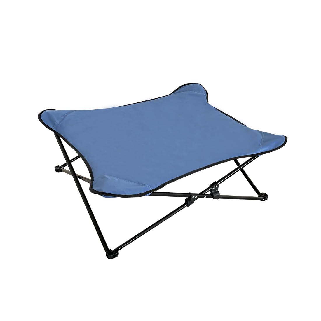 Acomoda Textil – Cama para Perros Elevada Resistente, Estable, Plegable y Antideslizante. Cama para Mascotas de Tela Lavable para Interior y Exterior Transportable e Higiénica. (80X80X30 cm)