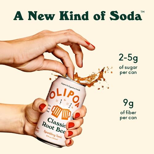 OLIPOP - Taste Test Pack, 12 Flavors, Soda, Healthy Soda, Prebiotic Soda, Promote Digestion