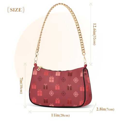 Sac à main avec chaîne chic : l'accessoire marron idéal pour vos sorties d'hiver - 3