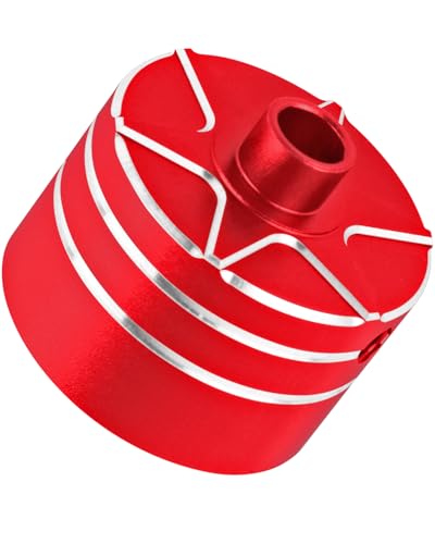 RCarmubWow RC Alloy Diff Case Differential Carrier Upgrades Part for 1/8 Kraton/Outcast/Talion 6S BLX EXB,Notorious 6S BLX,1/7 Mojave 6S BLX EXB,BigRock/Fireteam 6S BLX,Replace #ARA310983,Red