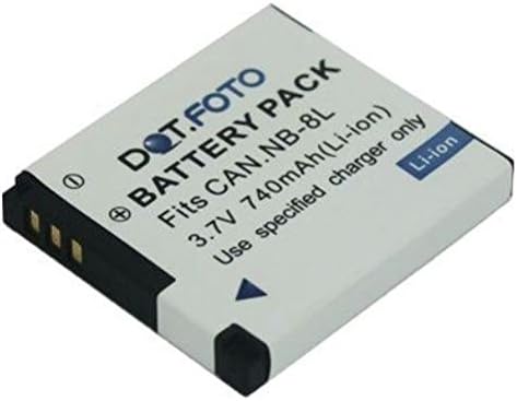 Batteria Canon Eos 1200d Batteria NB-8L Compatibile Per Canon PowerShot N, A3200 IS, A3300 IS, A3350 IS - Ricambio Li-Ion Alta Capacità Batteria Compatibile NB8L